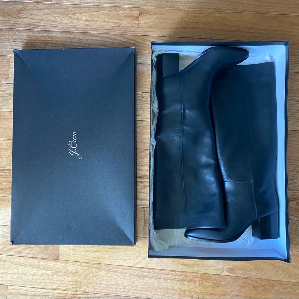 knee-high J. Crew boots